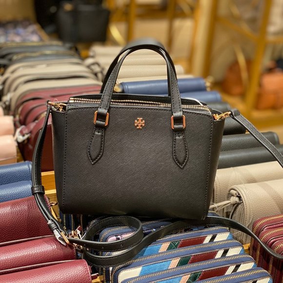 TB Emerson Mini Top Zip Satchel Black - Picture 4 of 7